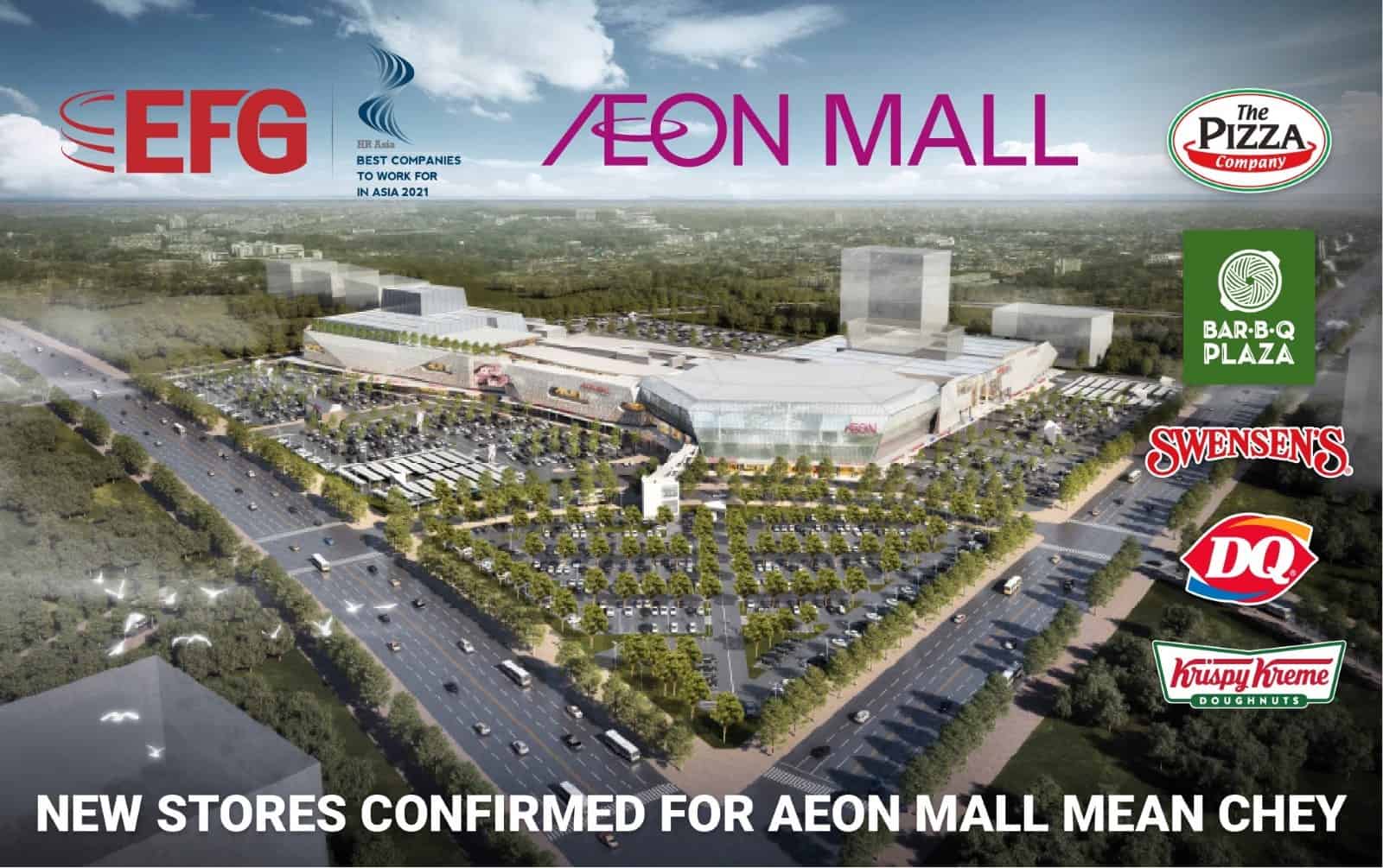 Aeon Mall Cambodia Co Ltd And Efg Announce F B Anchor Tenants For